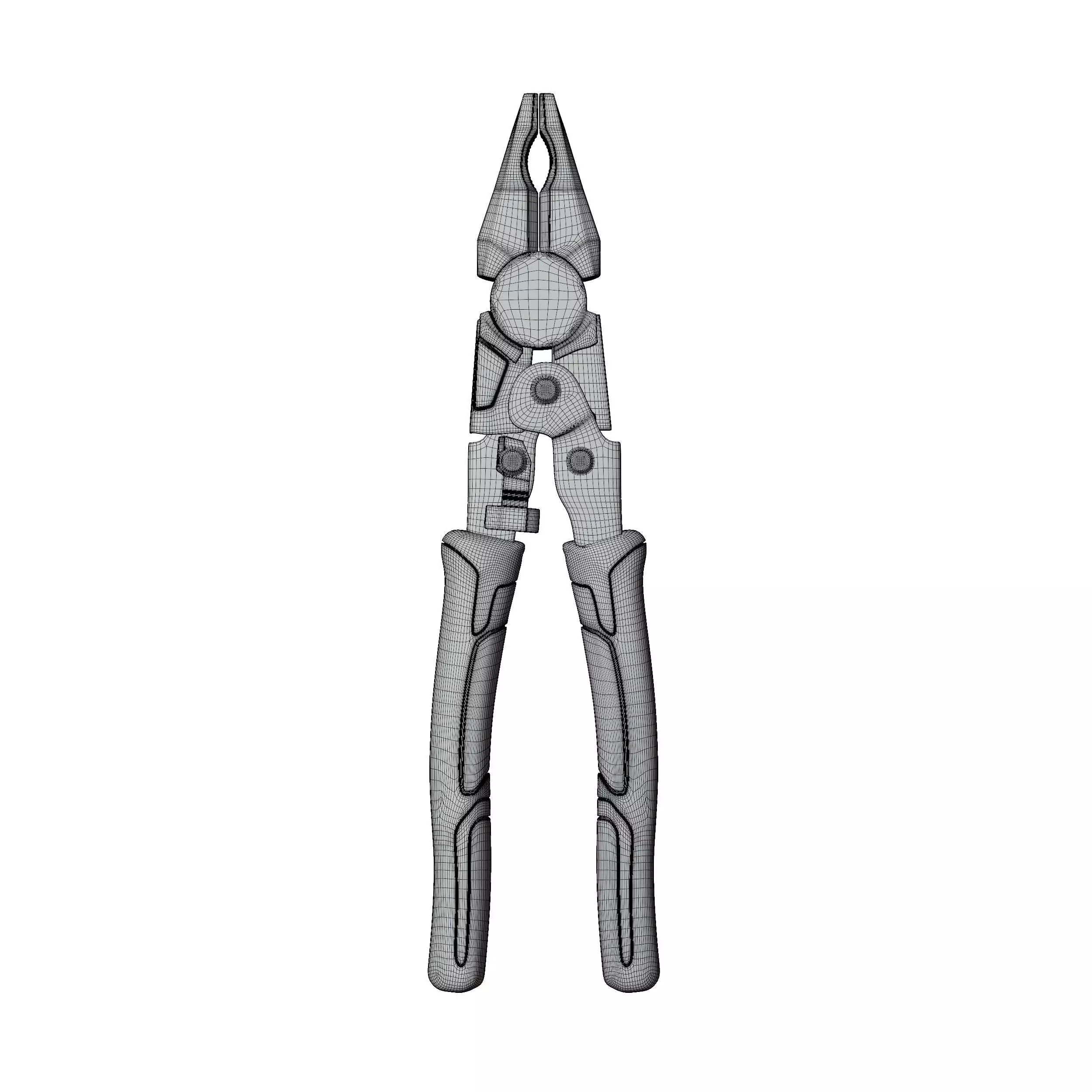 wire plier 3D model_4