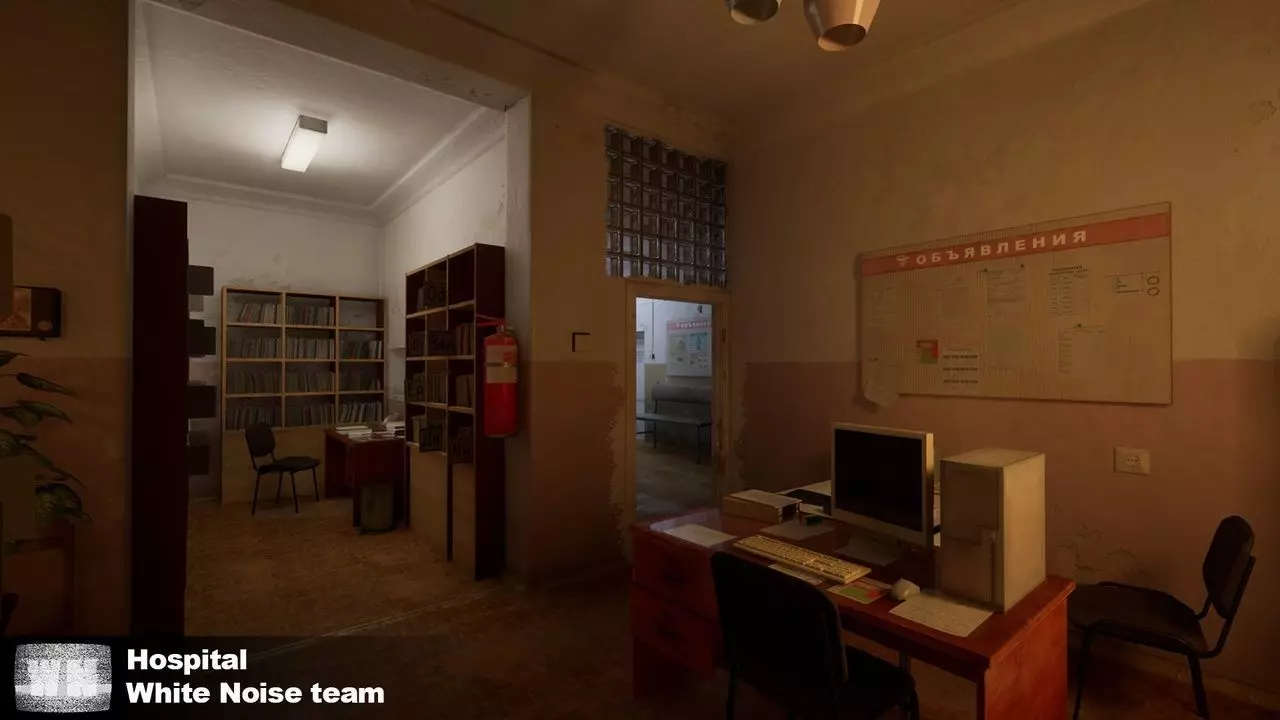 Post Soviet Hospital - UE5 Low-poly 3D model_2