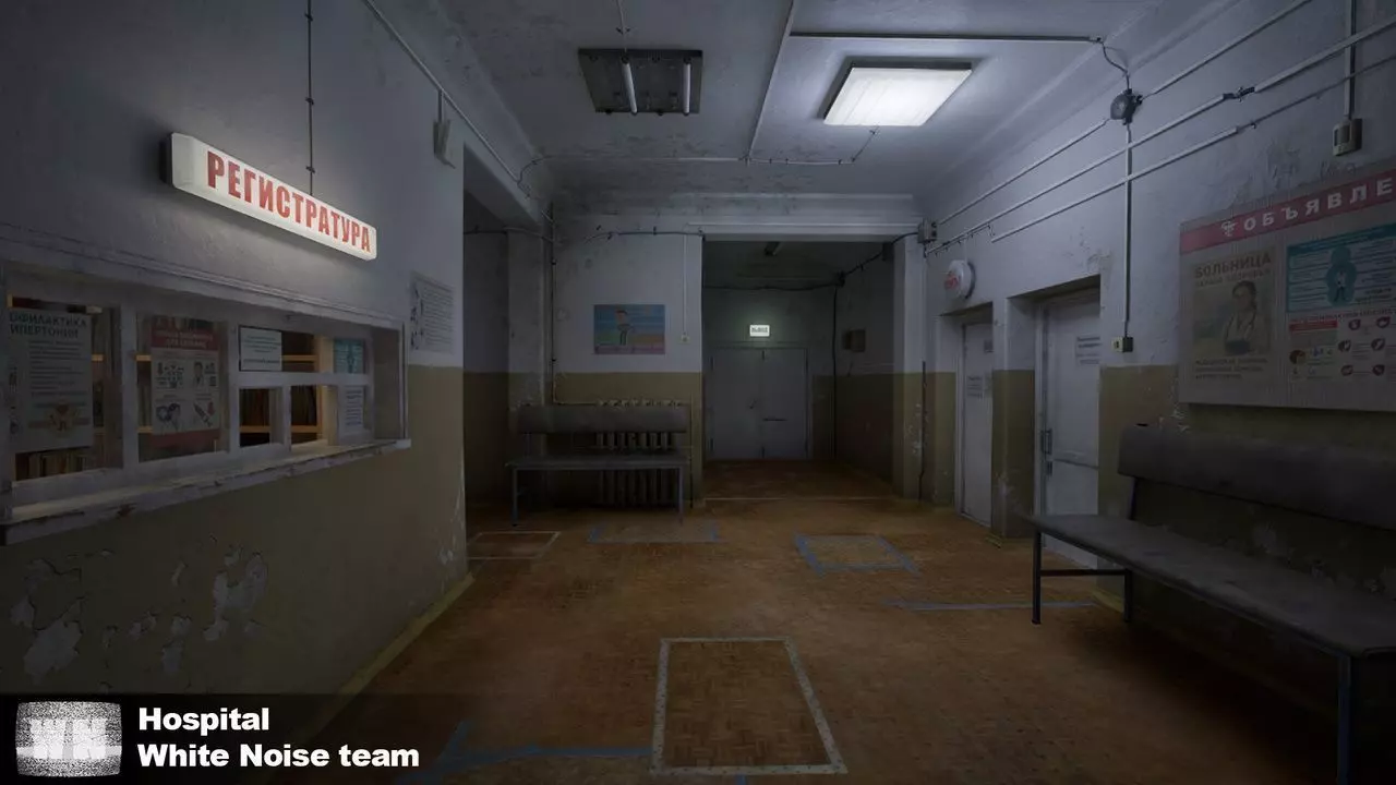 Post Soviet Hospital - UE5 Low-poly 3D model_0