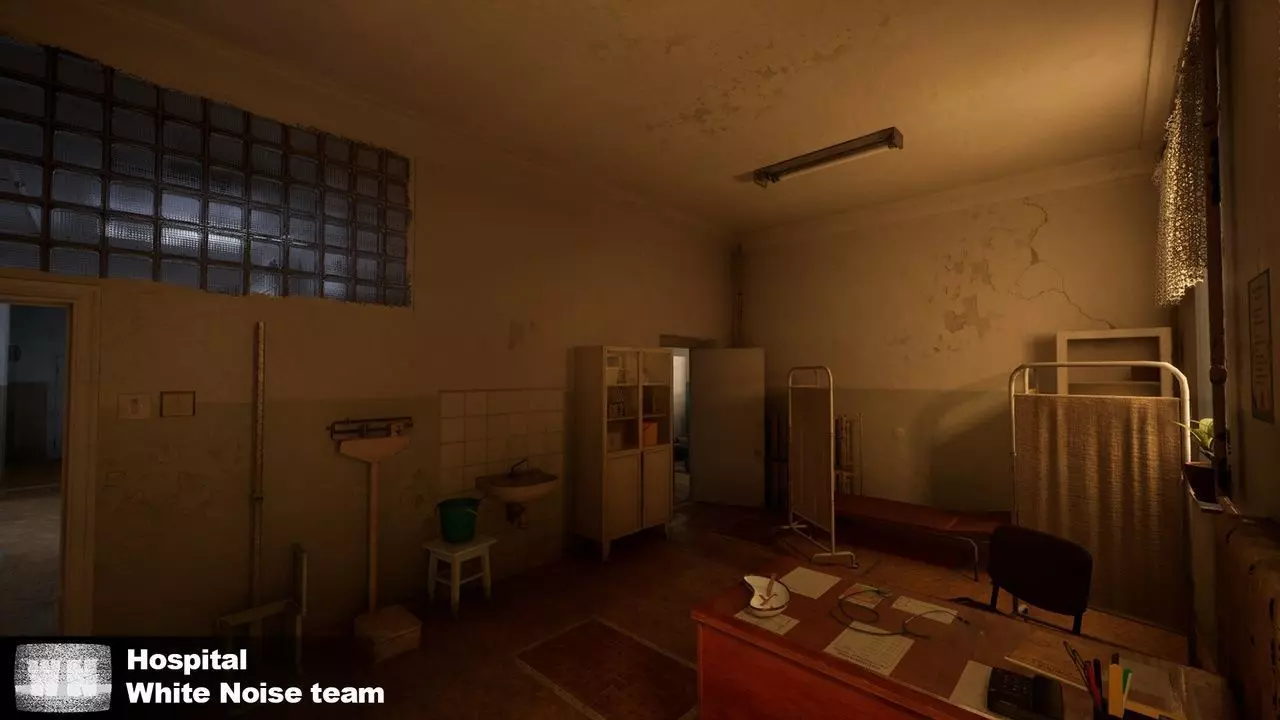 Post Soviet Hospital - UE5 Low-poly 3D model_6