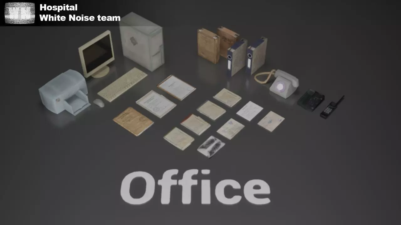 Post Soviet Hospital - UE5 Low-poly 3D model_12