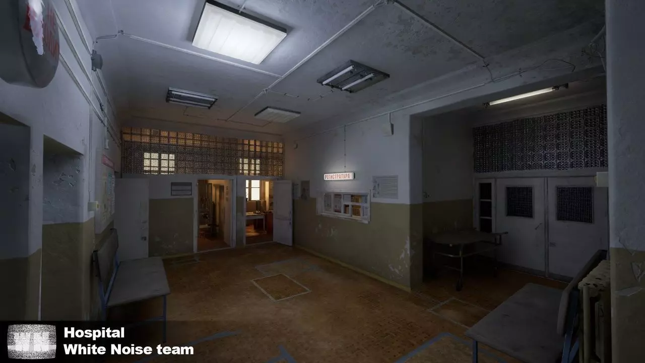 Post Soviet Hospital - UE5 Low-poly 3D model_1