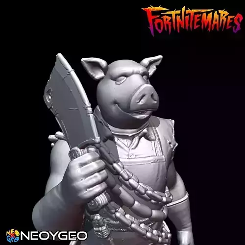 PYG THE BUTCHER - HALLOWEEN - FORTNITEMARES - FORTNITE 3D print model