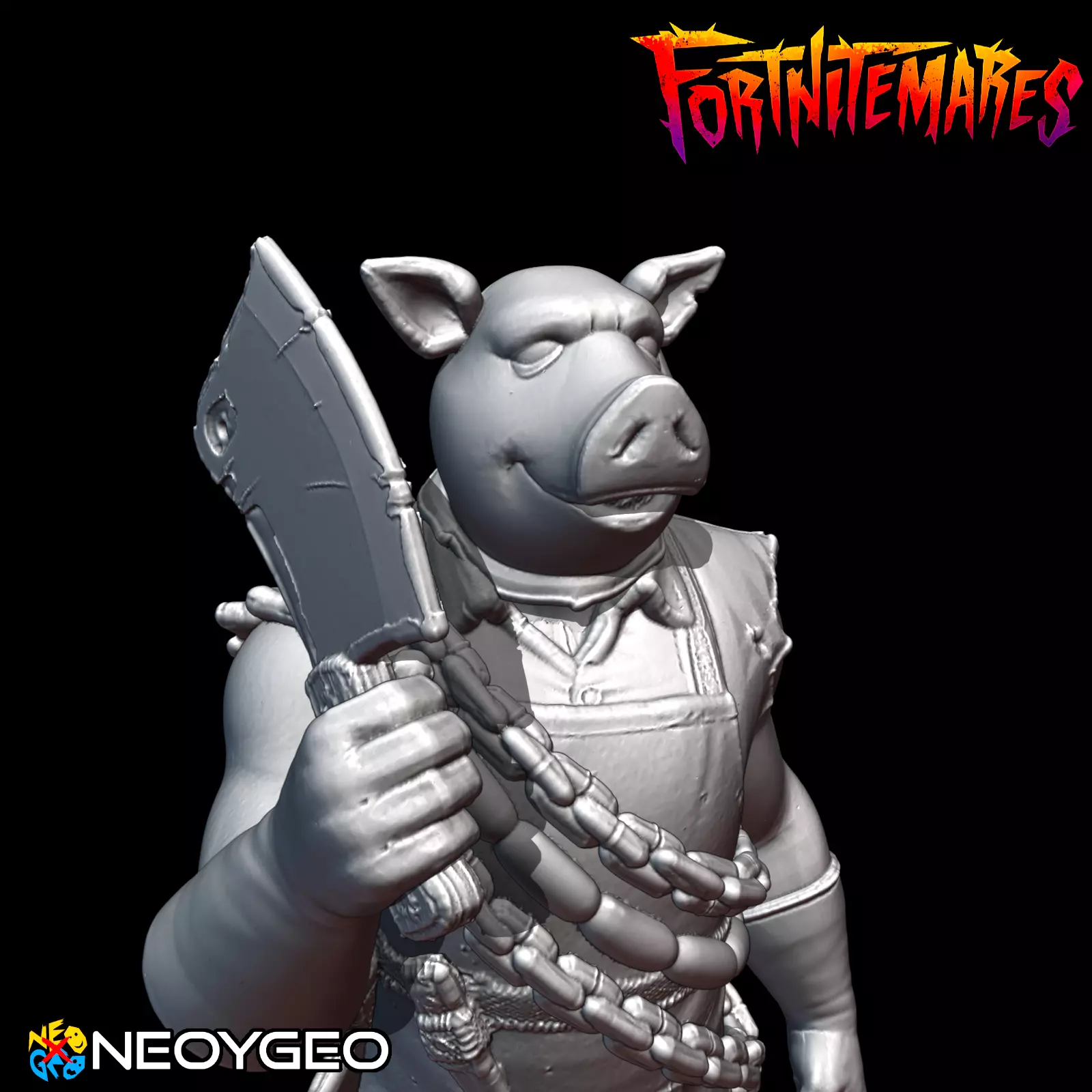 PYG THE BUTCHER - HALLOWEEN - FORTNITEMARES - FORTNITE 3D print model_0