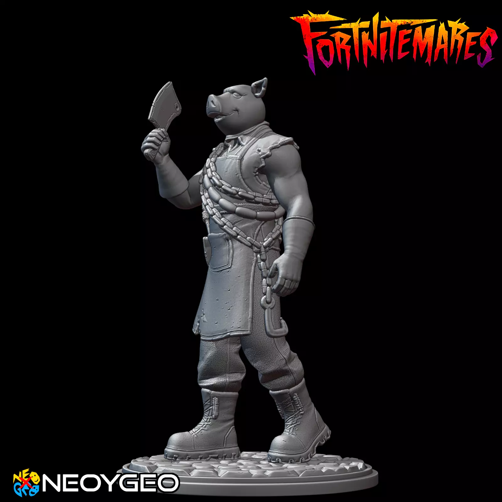 PYG THE BUTCHER - HALLOWEEN - FORTNITEMARES - FORTNITE 3D print model_3