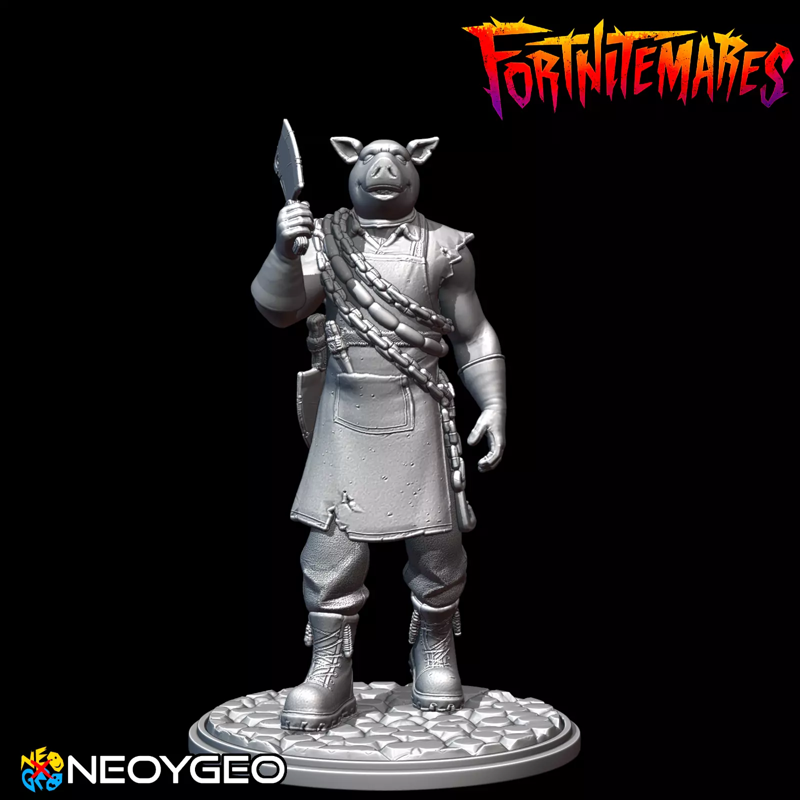 PYG THE BUTCHER - HALLOWEEN - FORTNITEMARES - FORTNITE 3D print model_1