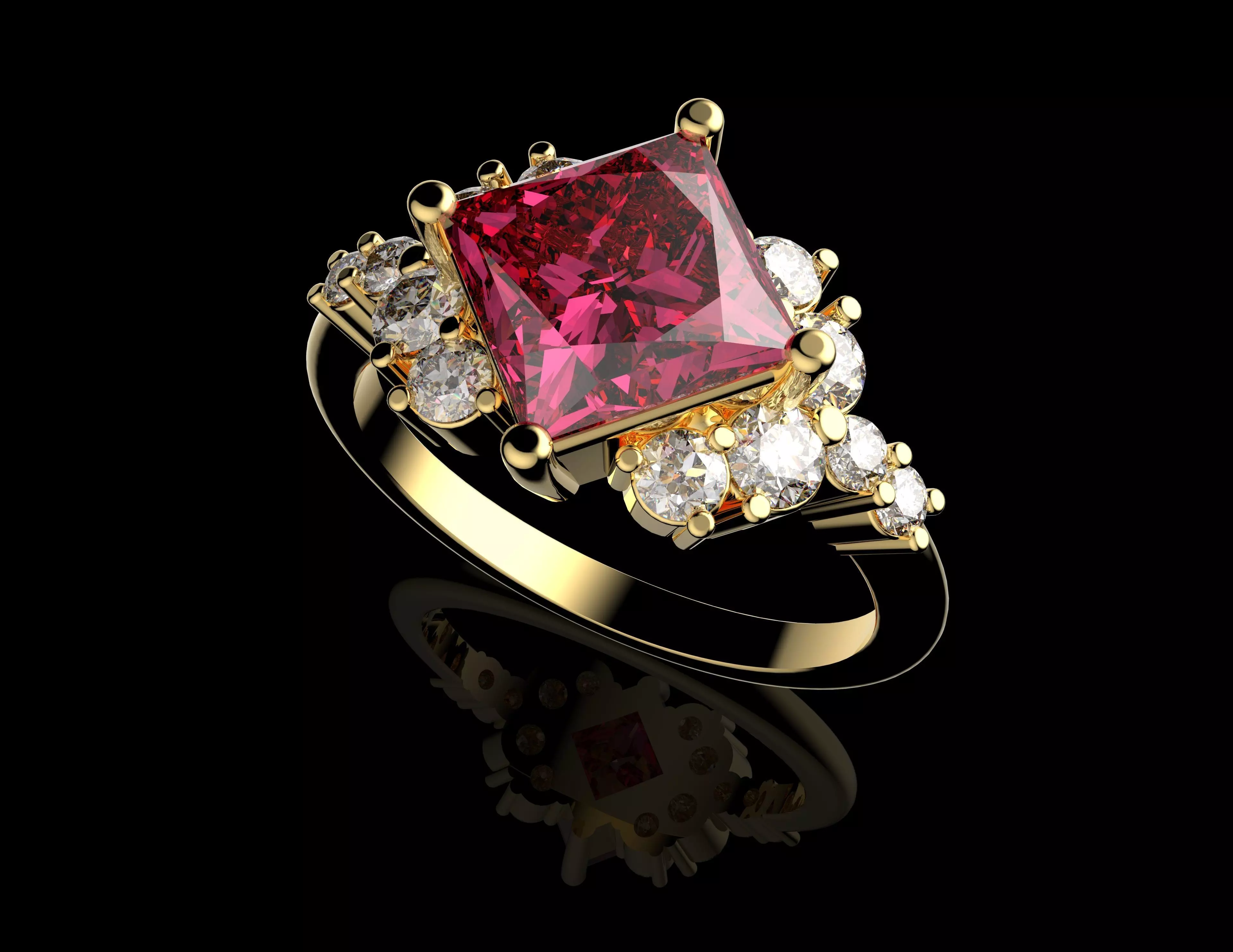 Gold N1527 3D print model_4