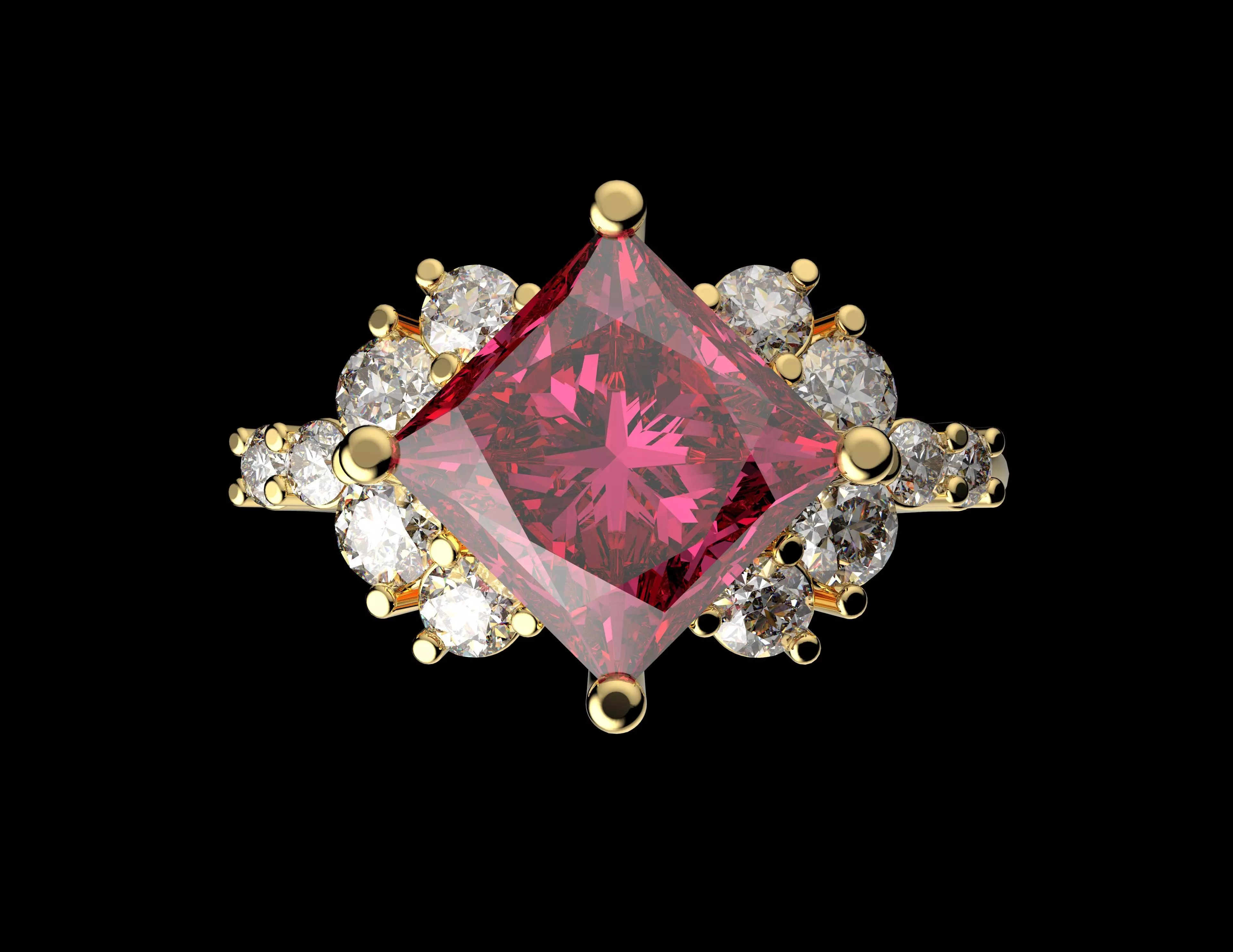 Gold N1527 3D print model_1