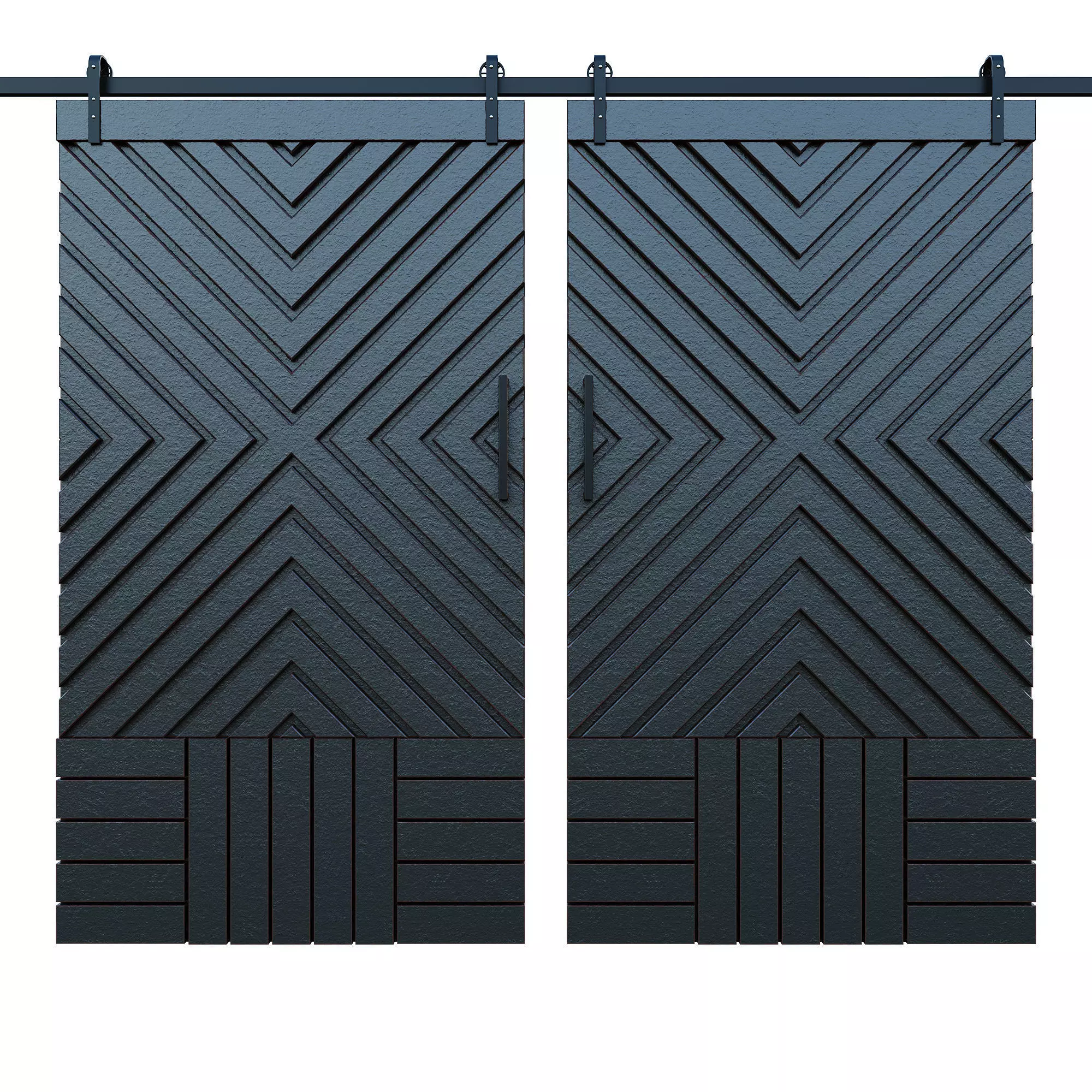 Sliding Door-001 3D model_1