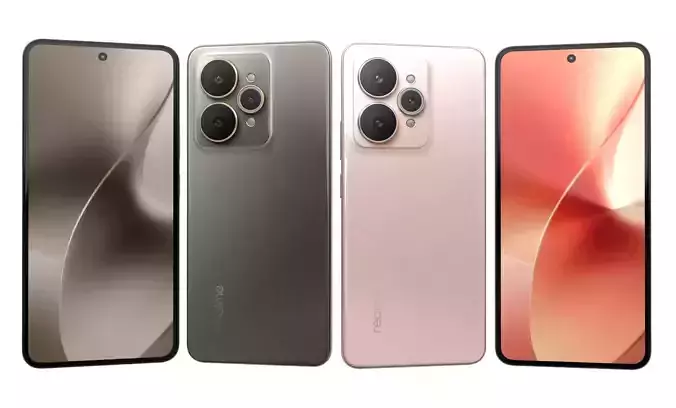 Realme 15 Gray And Pink