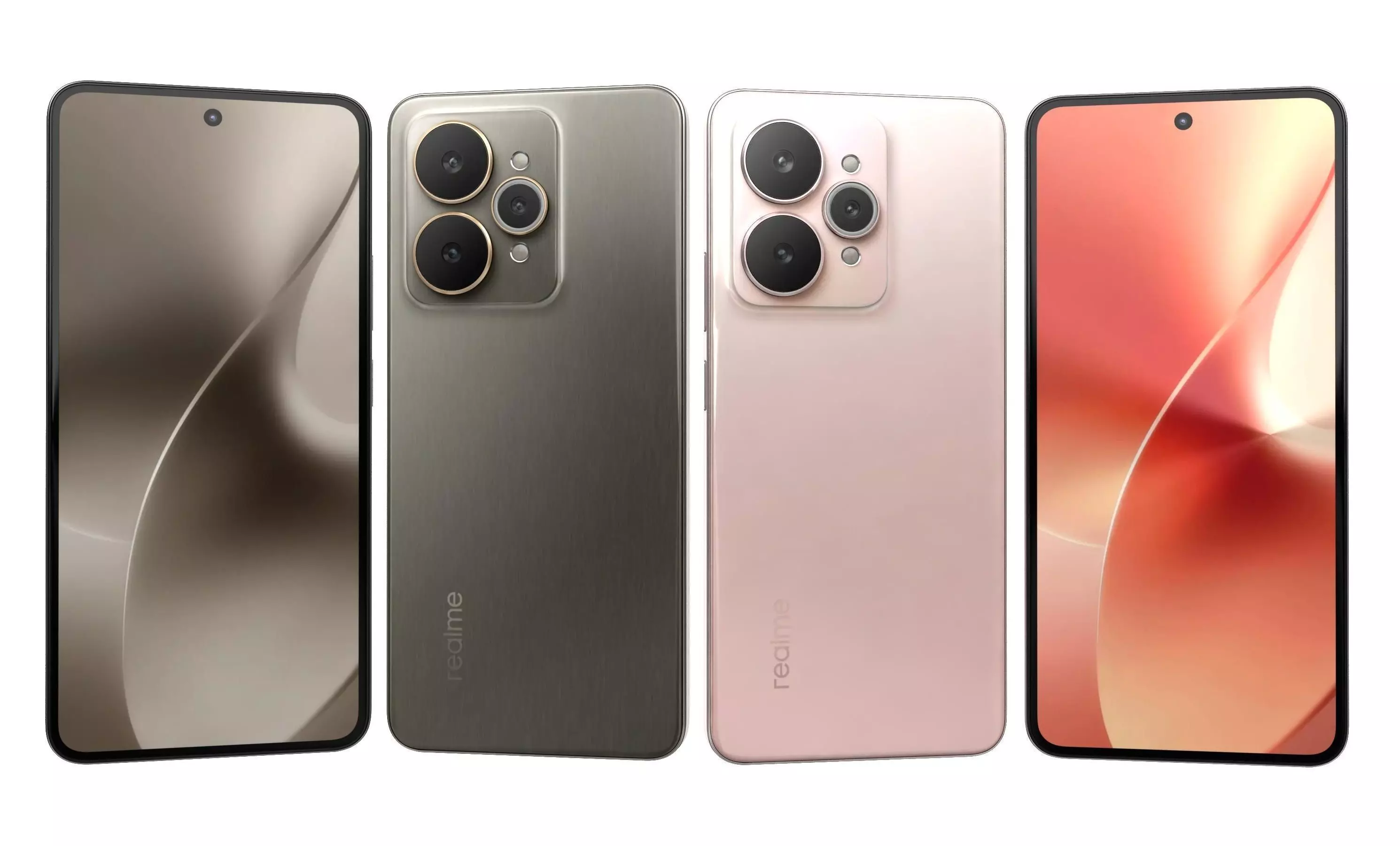 Realme 15 Gray And Pink 3D model_0