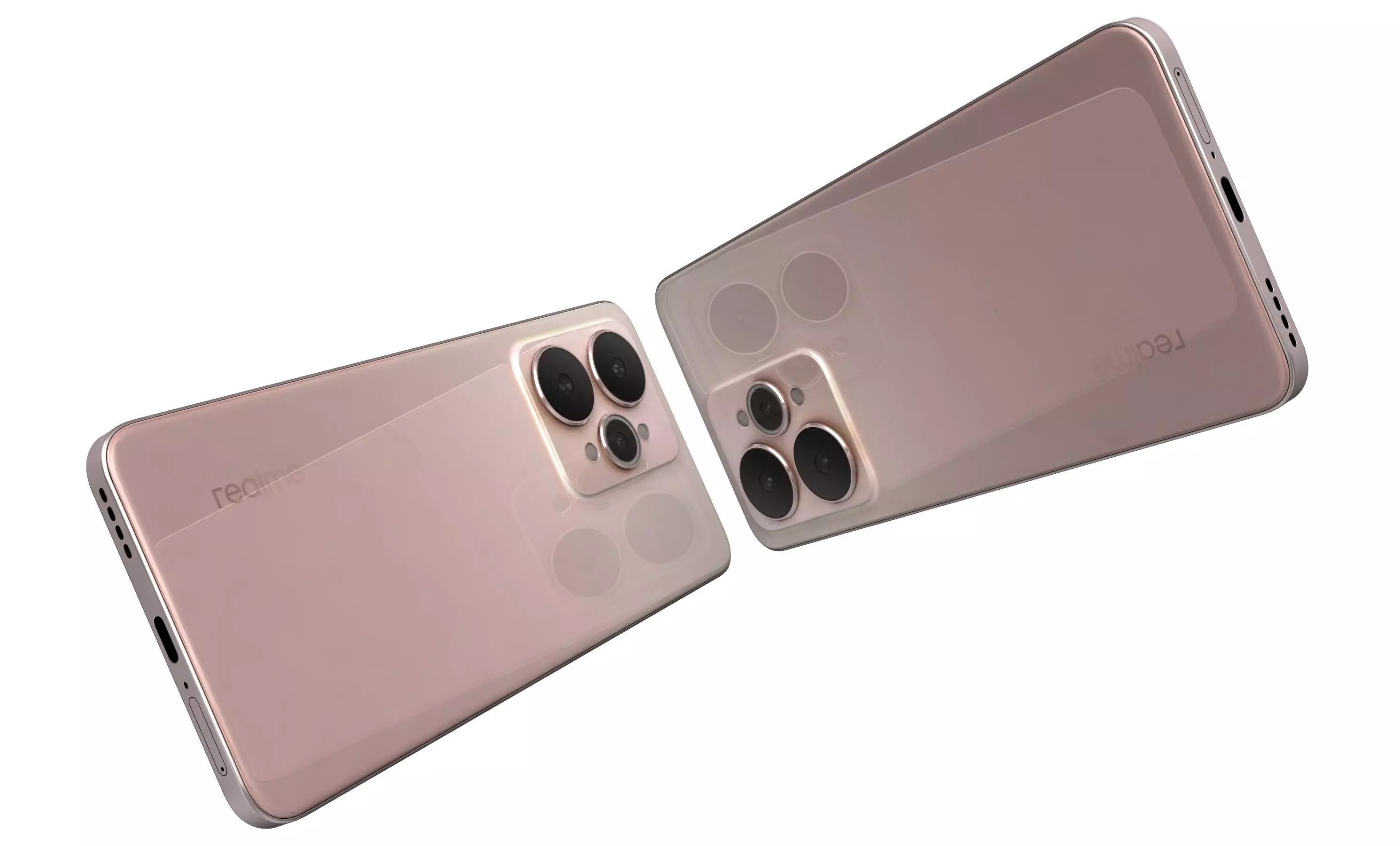 Realme 15 Gray And Pink 3D model_5