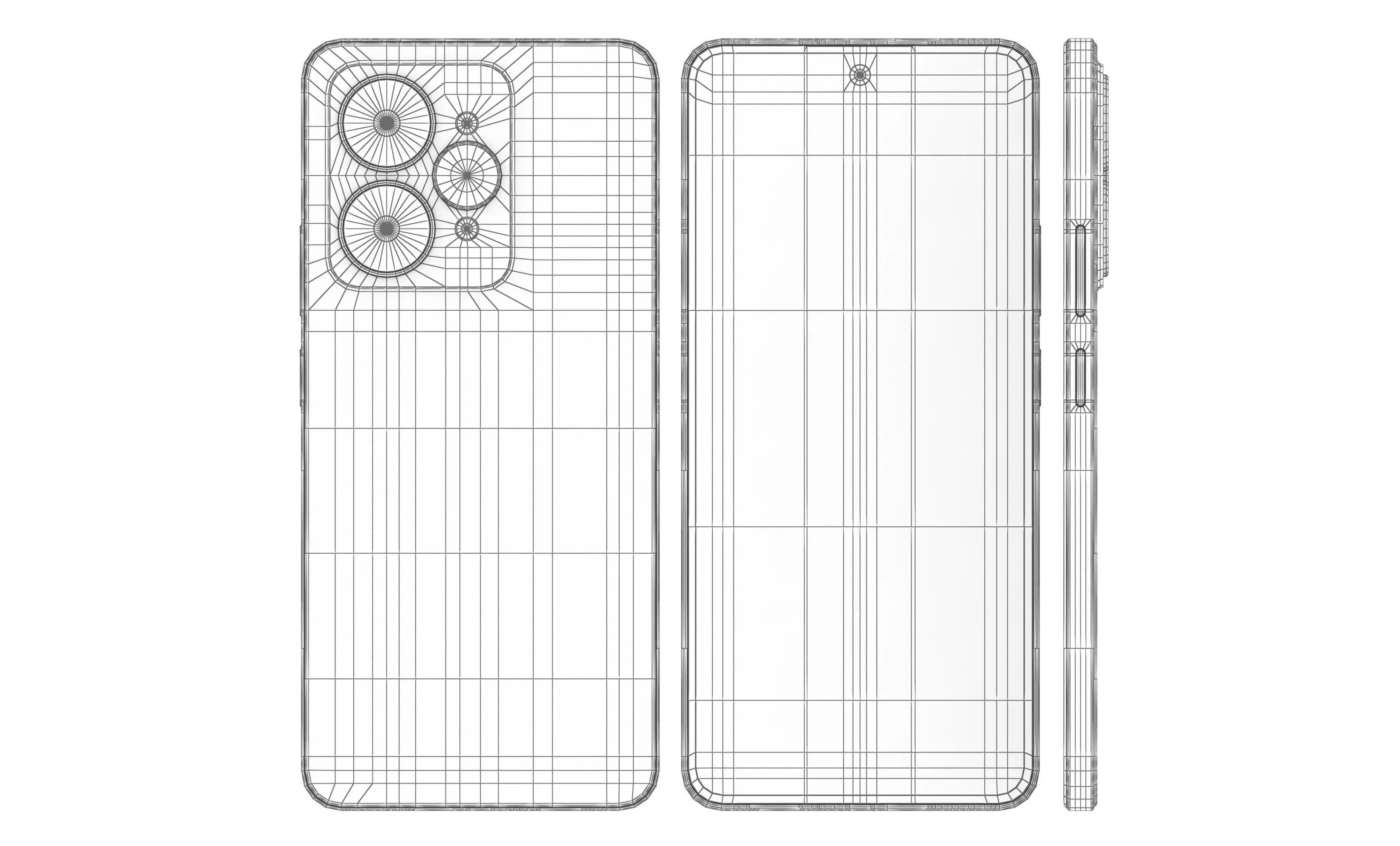 Realme 15 Gray And Pink 3D model_14