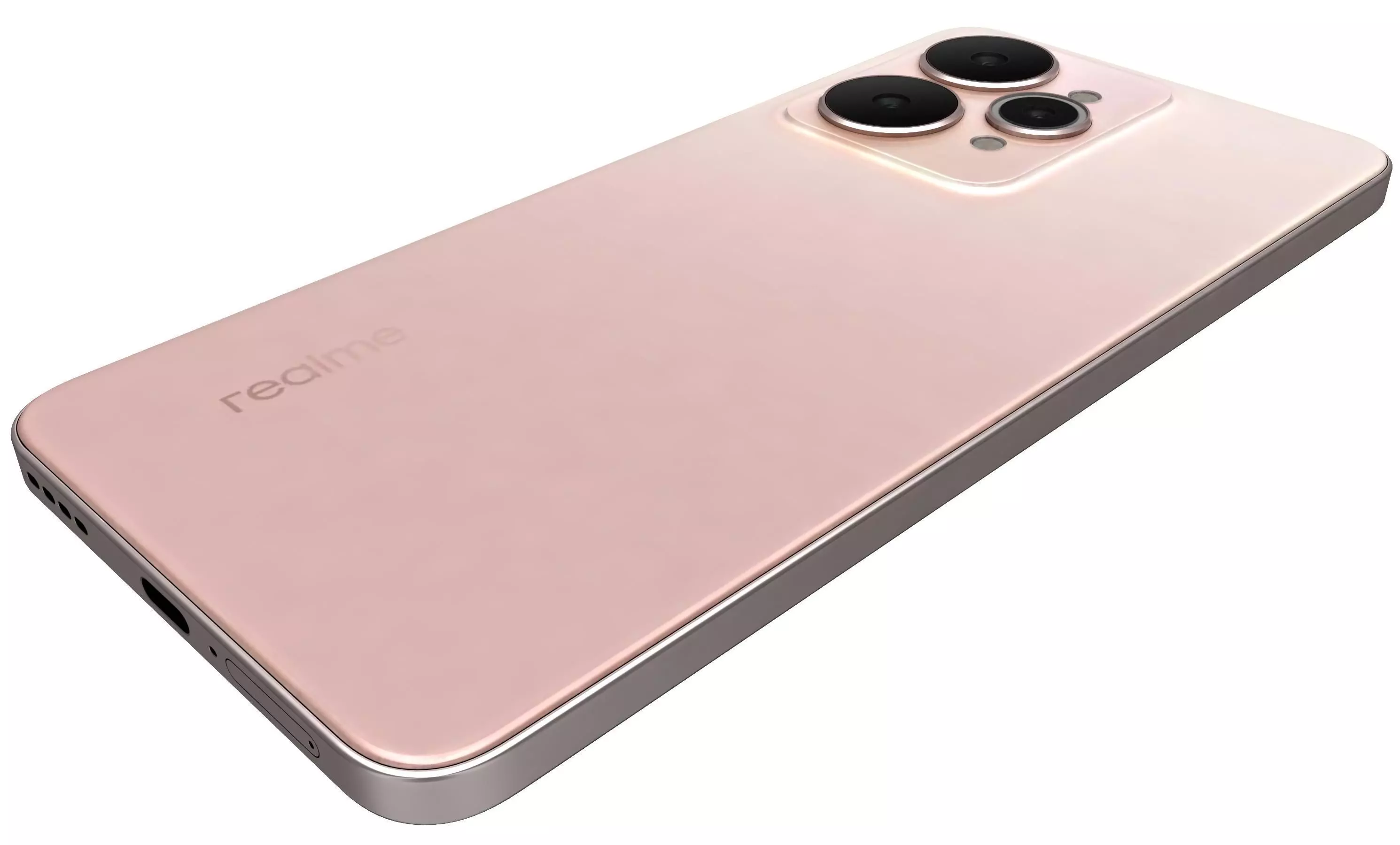 Realme 15 Gray And Pink 3D model_11