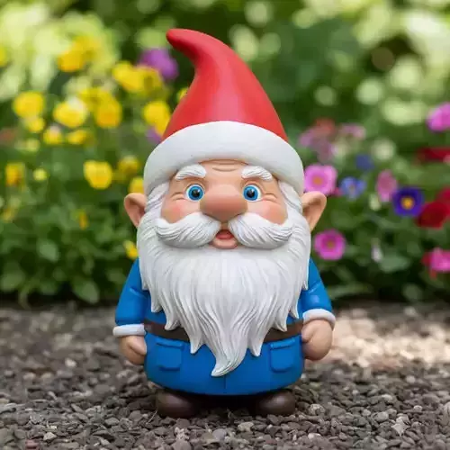 Gnome sculpture garden decoration 3D print model Gnome sculpture garden decoration 3D print model