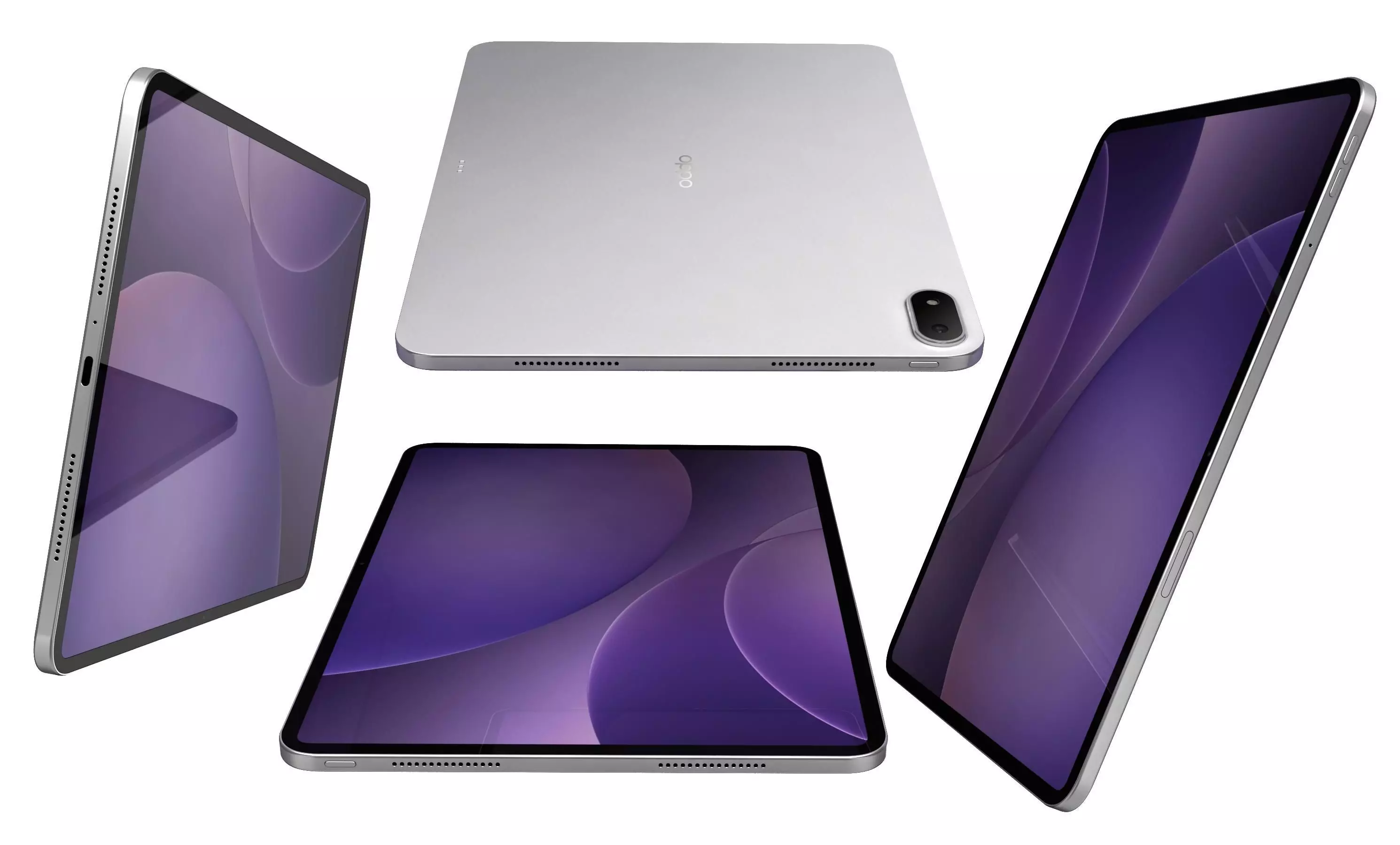 OPPO Pad 5 Galaxy Silver 3D model_7