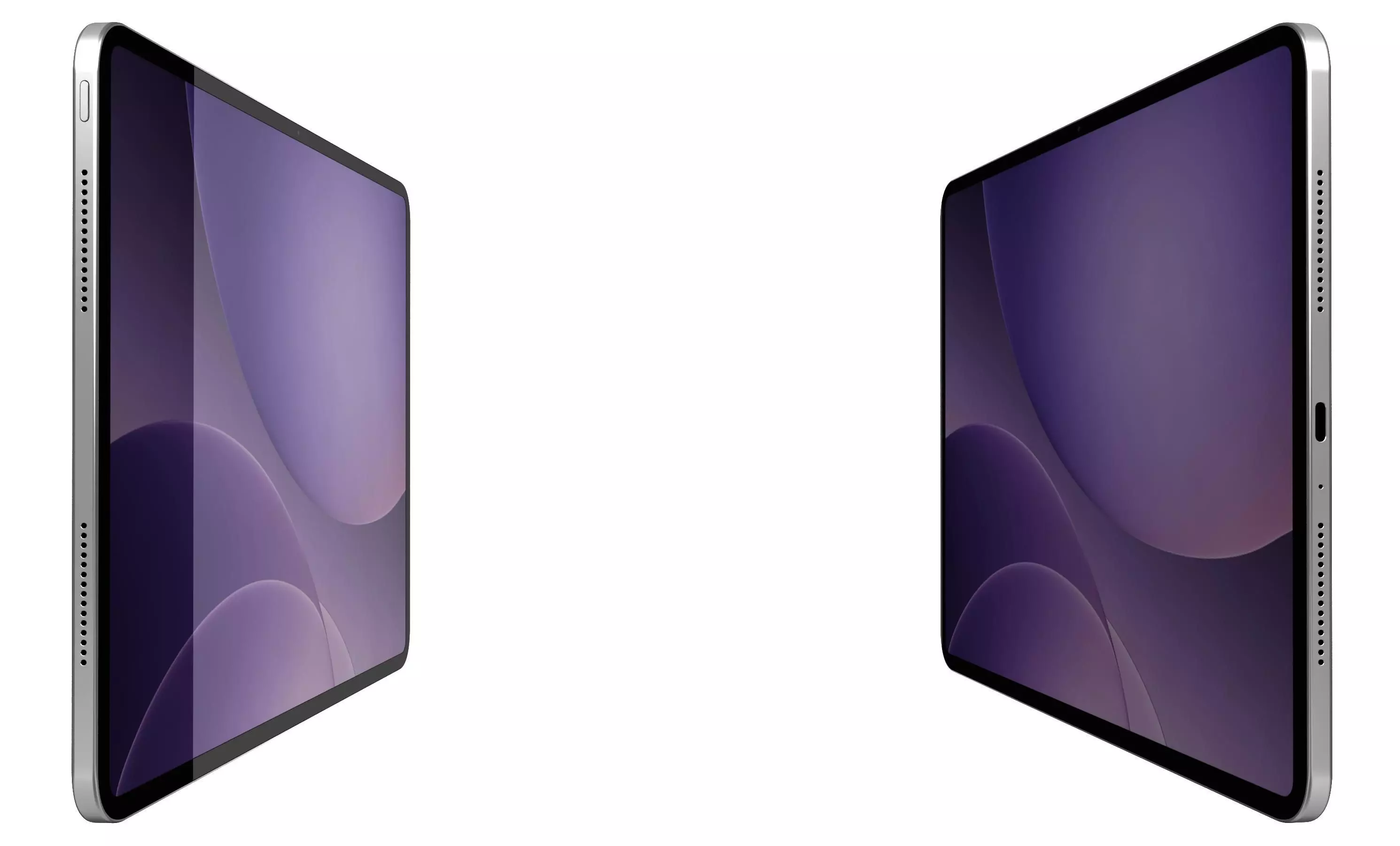 OPPO Pad 5 Galaxy Silver 3D model_2