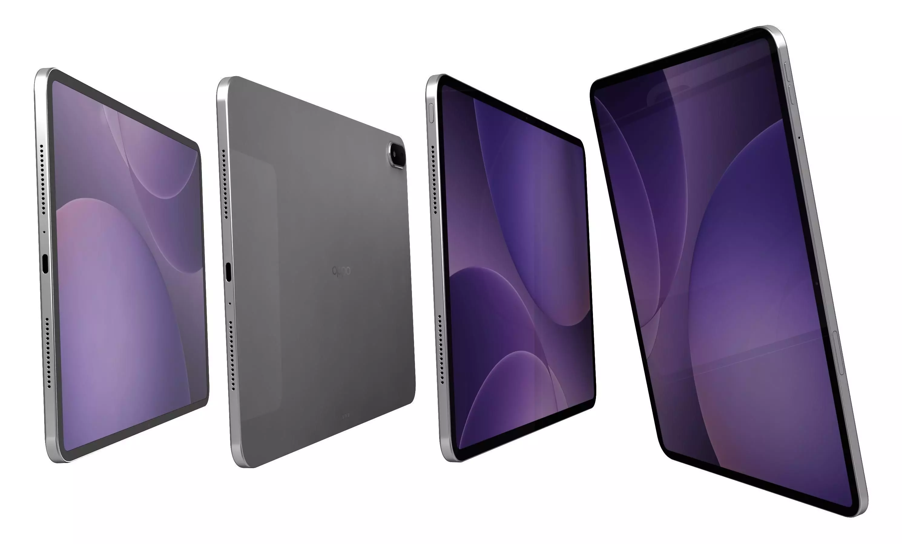 OPPO Pad 5 Galaxy Silver 3D model_6