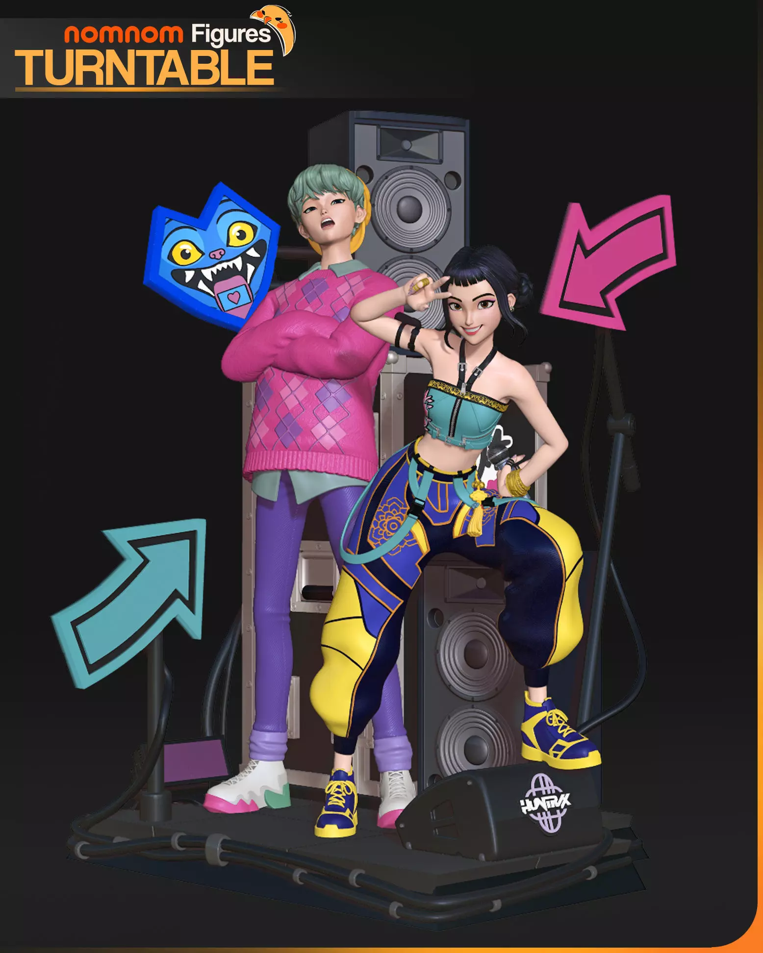 Zoey x Baby Saja - Kpop Demon Hunter 3D print model_9