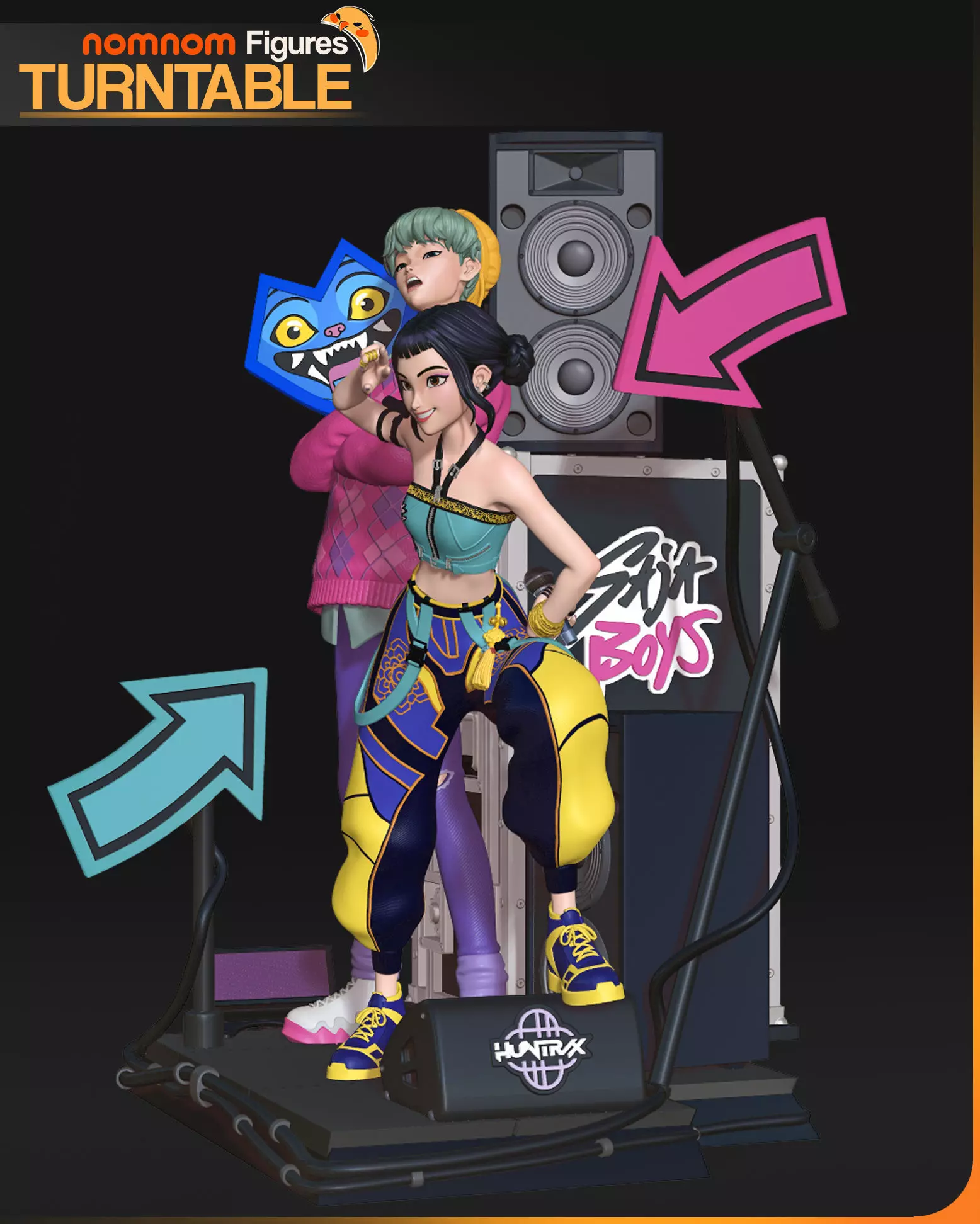 Zoey x Baby Saja - Kpop Demon Hunter 3D print model_8