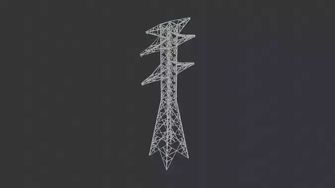 Electrical Transmission Tower Lattice Structure