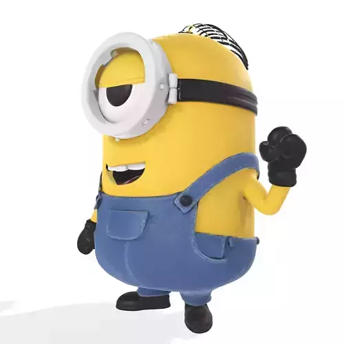 Minion detailed 3D model for 3D printing
