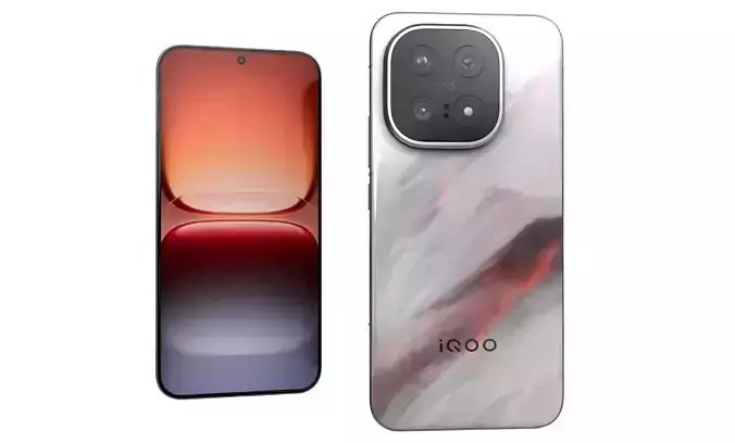Vivo iQOO 15 Gray 3D model Vivo iQOO 15 Gray 3D model