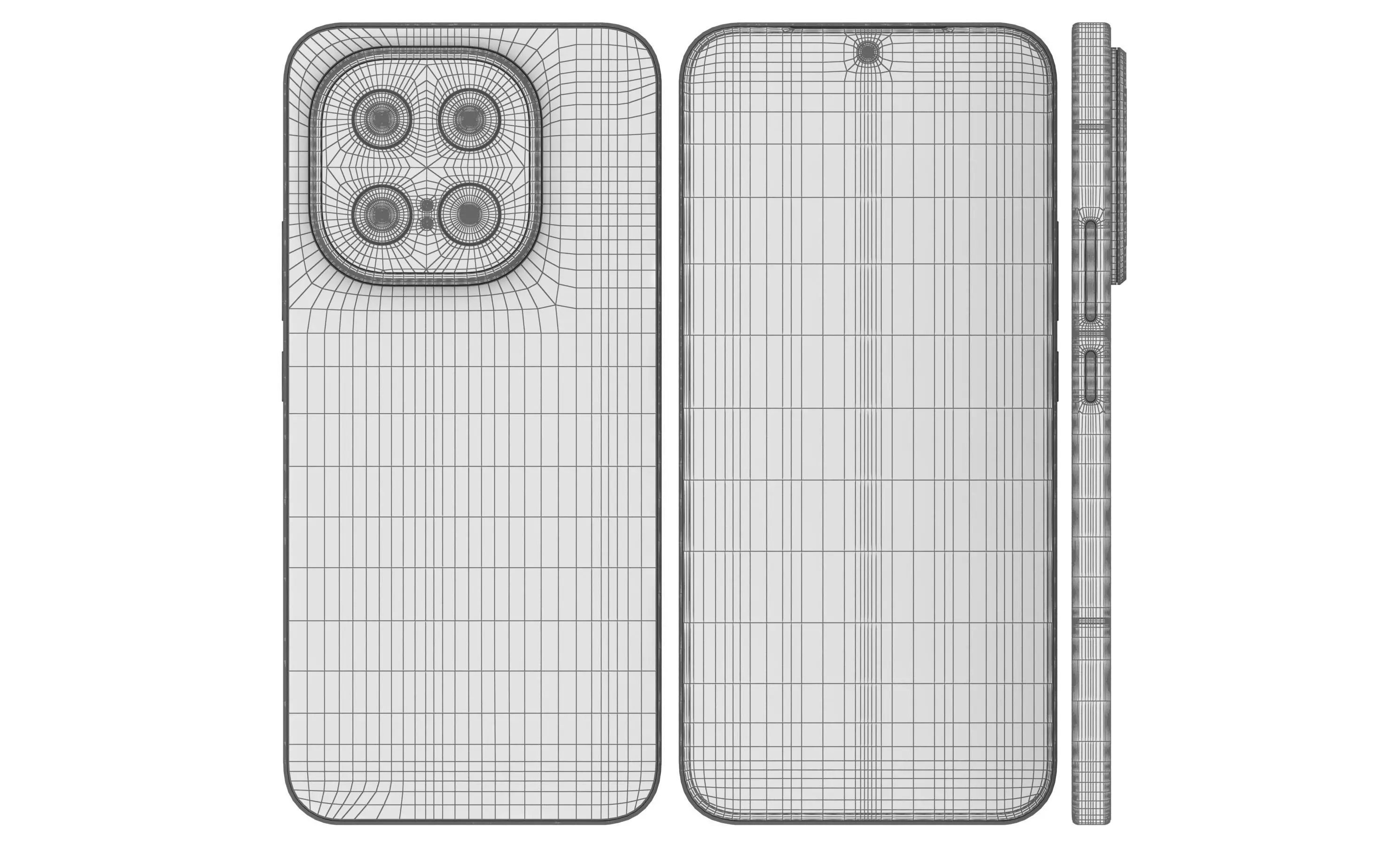 Vivo iQOO 15 Gray 3D model_14