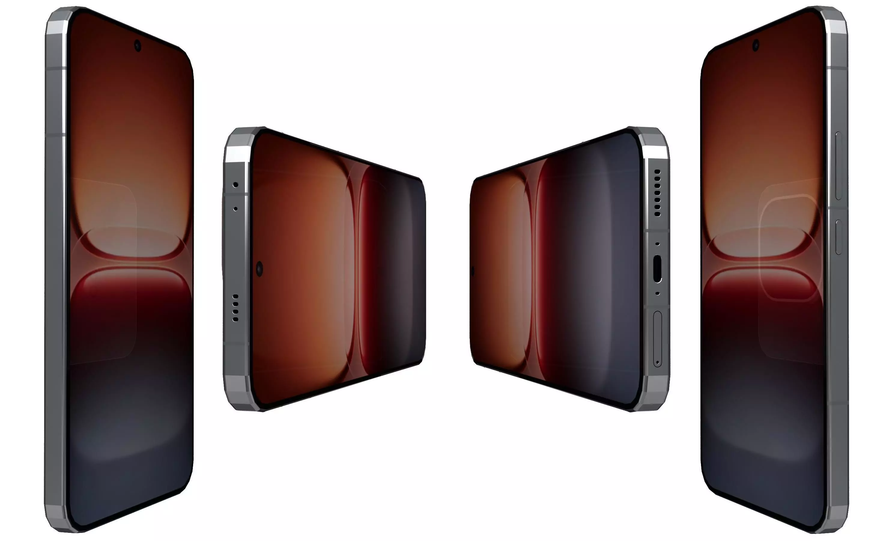 Vivo iQOO 15 Gray 3D model_2