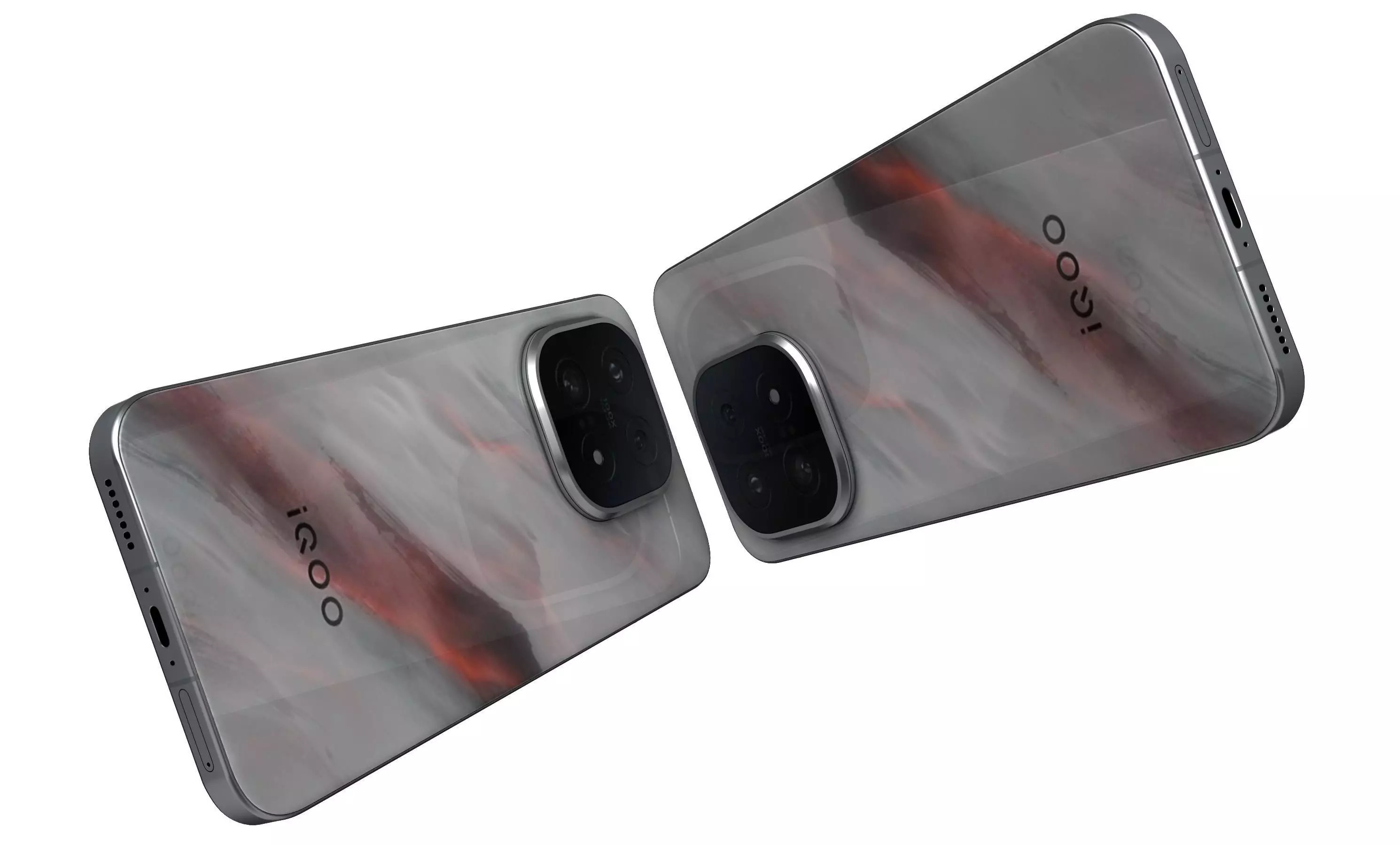 Vivo iQOO 15 Gray 3D model_4