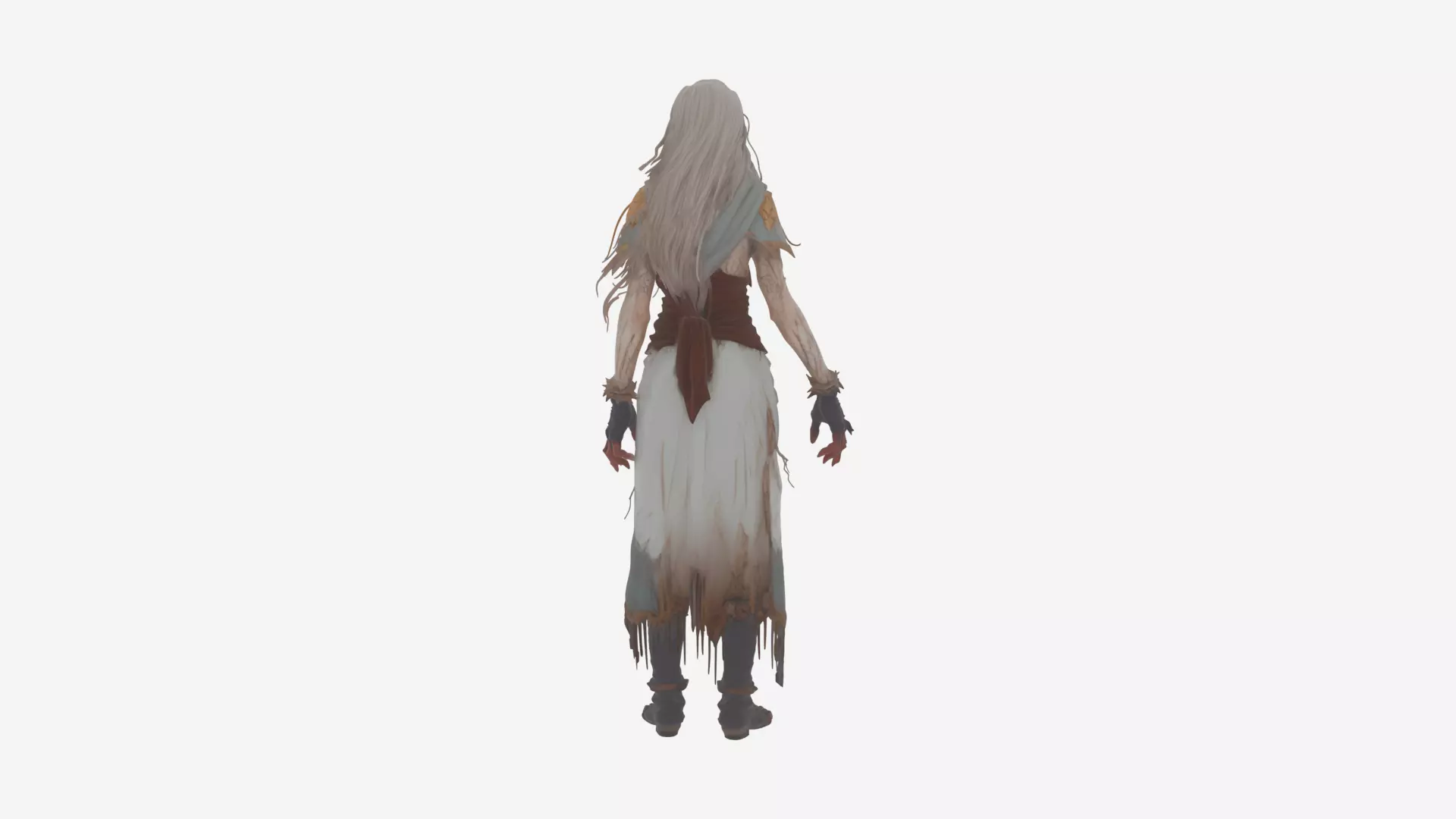 Highly Detailed Ethereal Undead Mage 3D Model 3D model_4