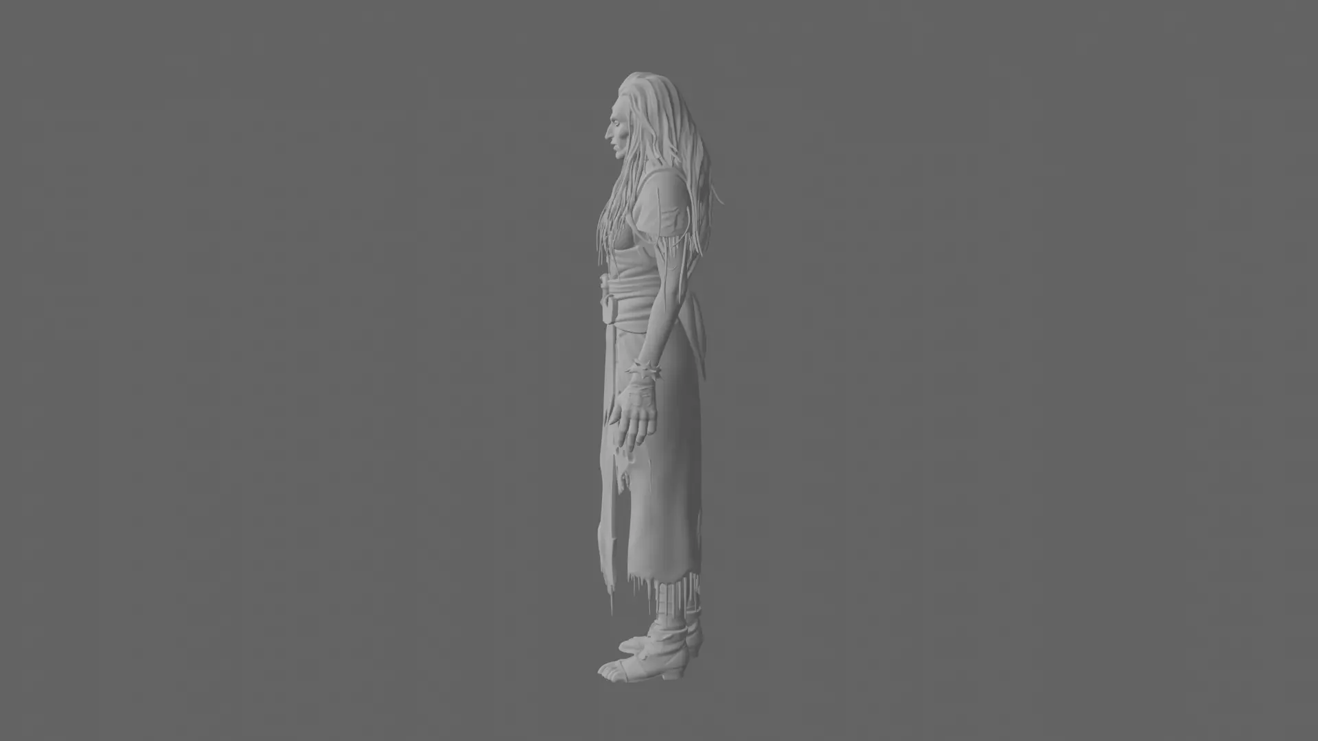 Highly Detailed Ethereal Undead Mage 3D Model 3D model_7