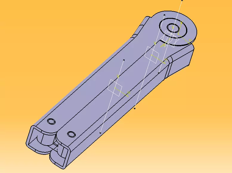 Foldable Cloth Hanger 3D print model_36