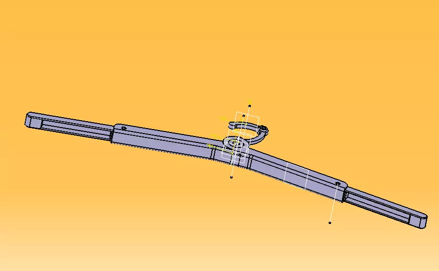 Foldable Cloth Hanger 3D print model_10