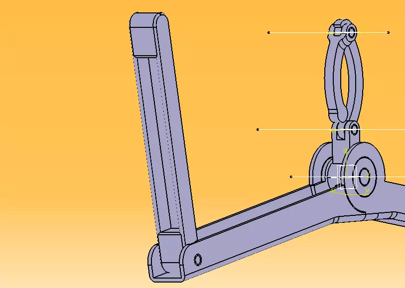 Foldable Cloth Hanger 3D print model_28