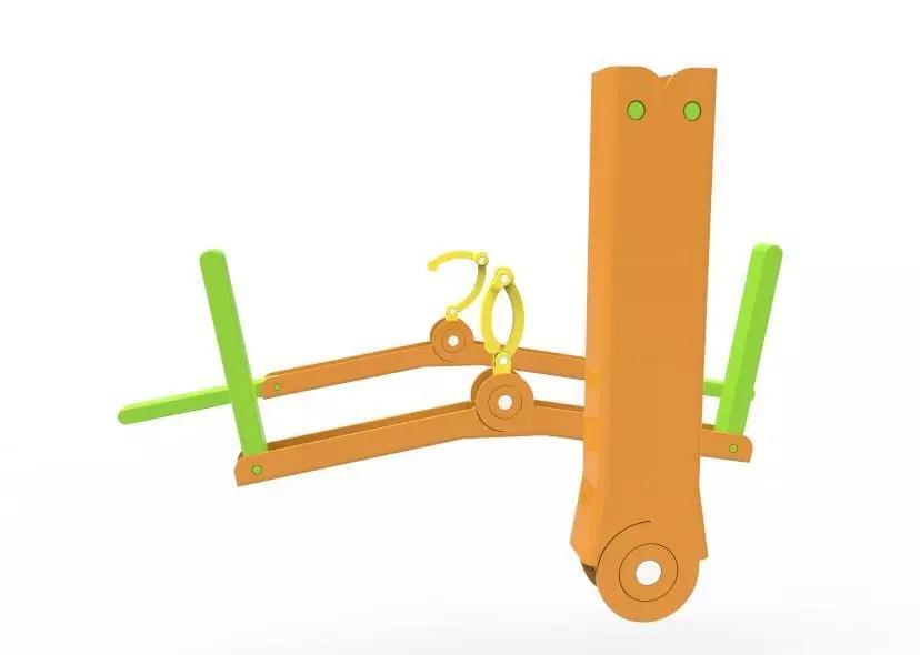 Foldable Cloth Hanger 3D print model_56