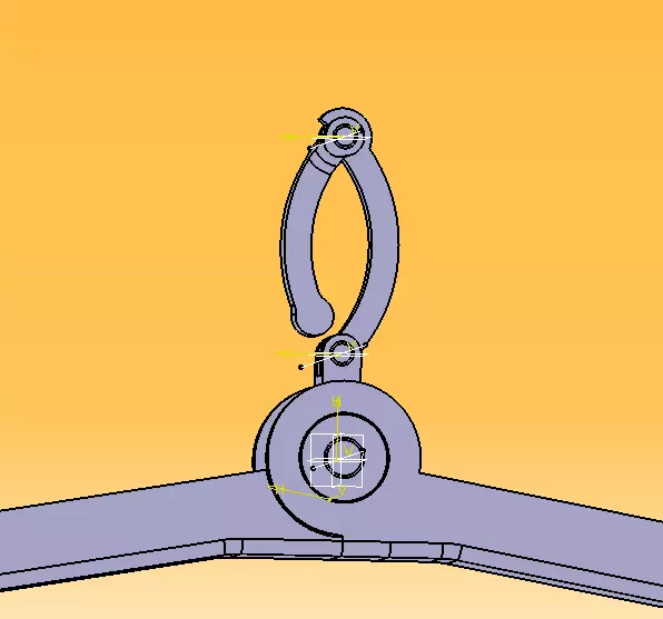 Foldable Cloth Hanger 3D print model_26