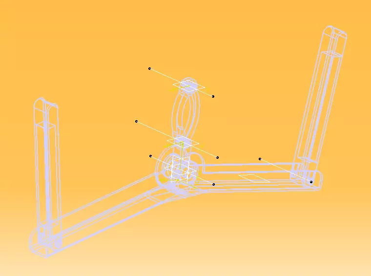 Foldable Cloth Hanger 3D print model_23