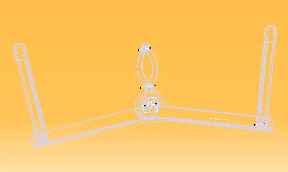 Foldable Cloth Hanger 3D print model_21