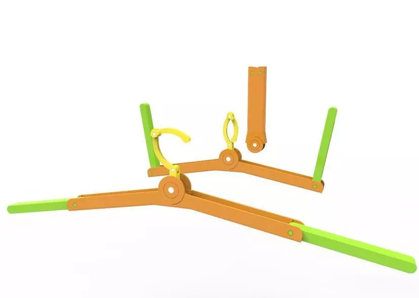 Foldable Cloth Hanger 3D print model_44