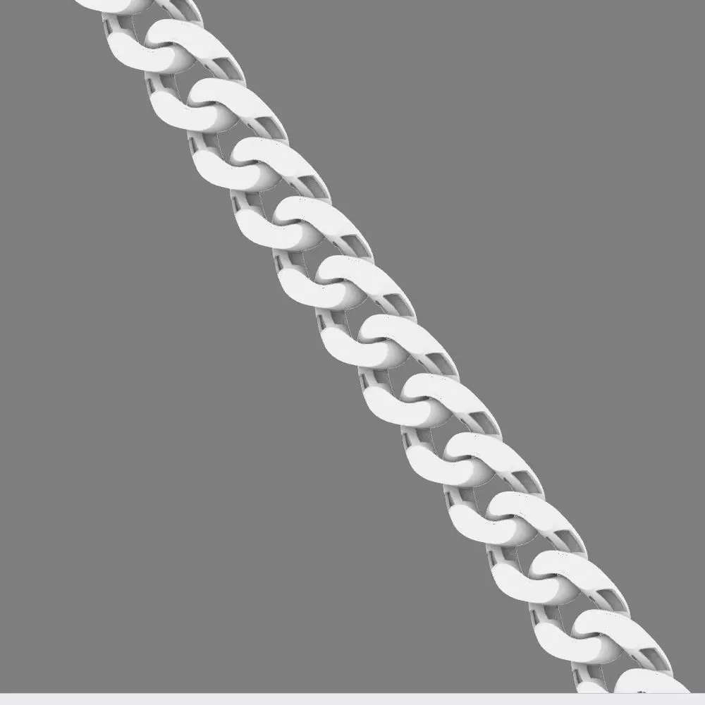 CUBAN BRACELET 3D print model_5