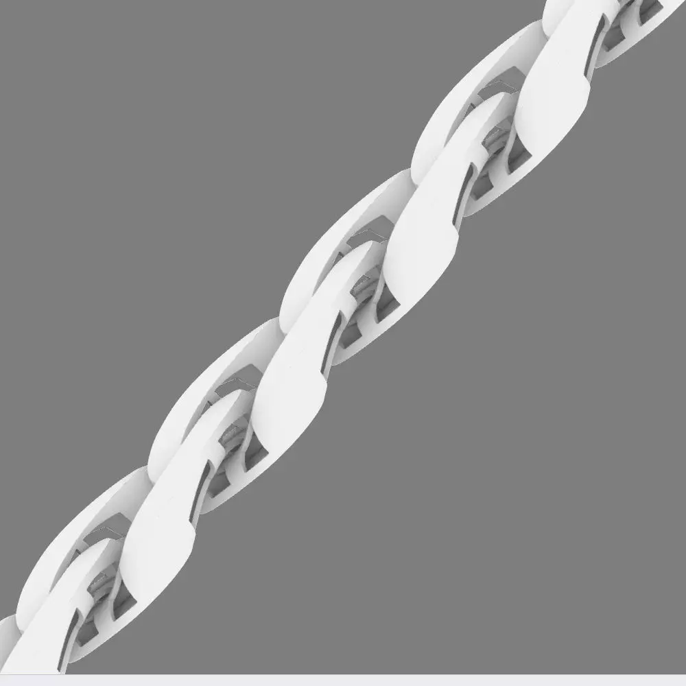 CUBAN BRACELET 3D print model_4