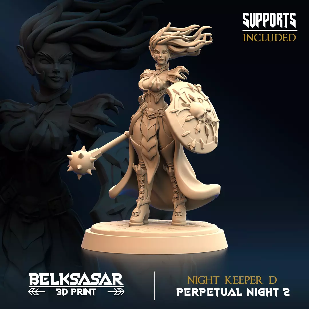 Vampire Night Keeper Set x6 3D print model_4