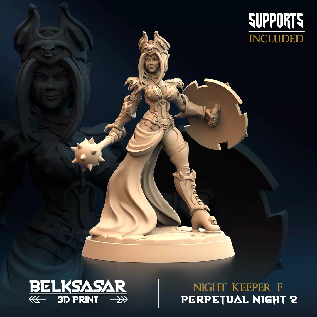 Vampire Night Keeper Set x6 3D print model_6
