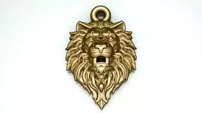 Lion head pendant 20