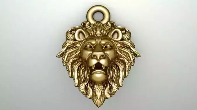 Lion head pendant 21