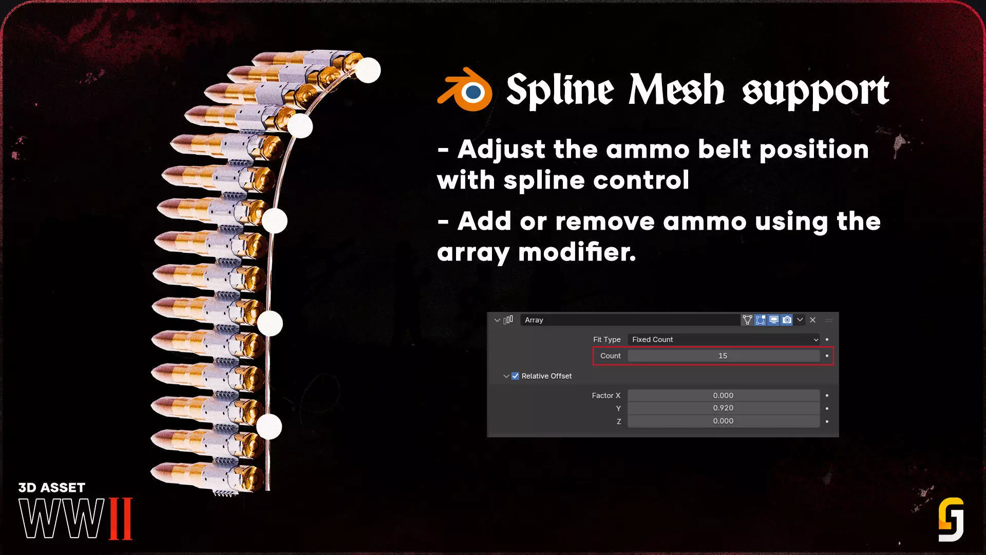 WW2 MG34 - Maschinengewehr  Low-poly 3D model_2