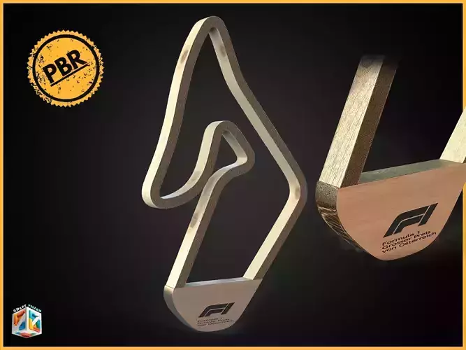 F1 Austrian GP Trophy Award - Cinematic - 3D print