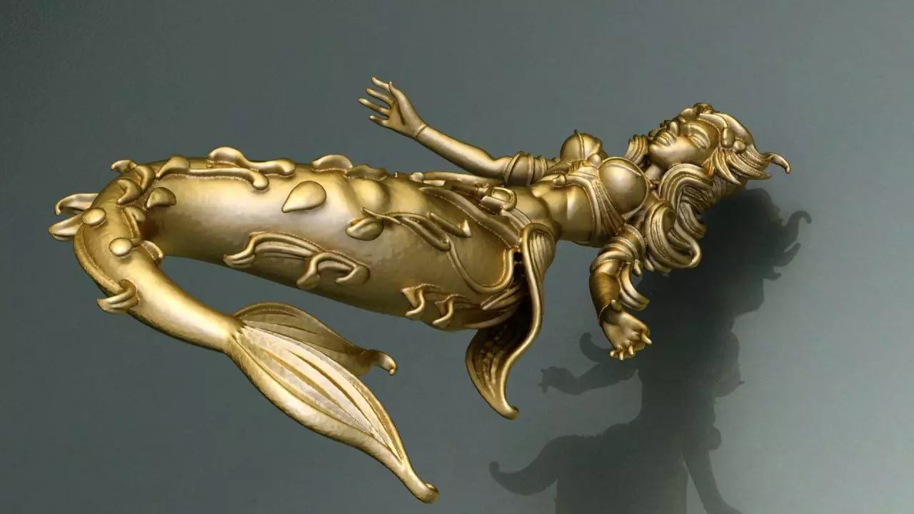 Mermaid 2 3D print model_1