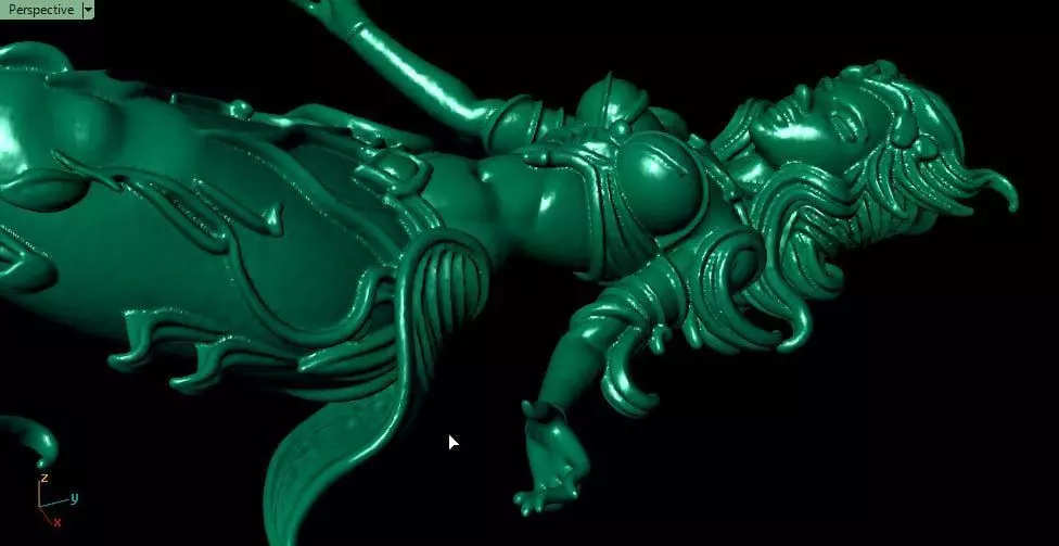 Mermaid 2 3D print model_5